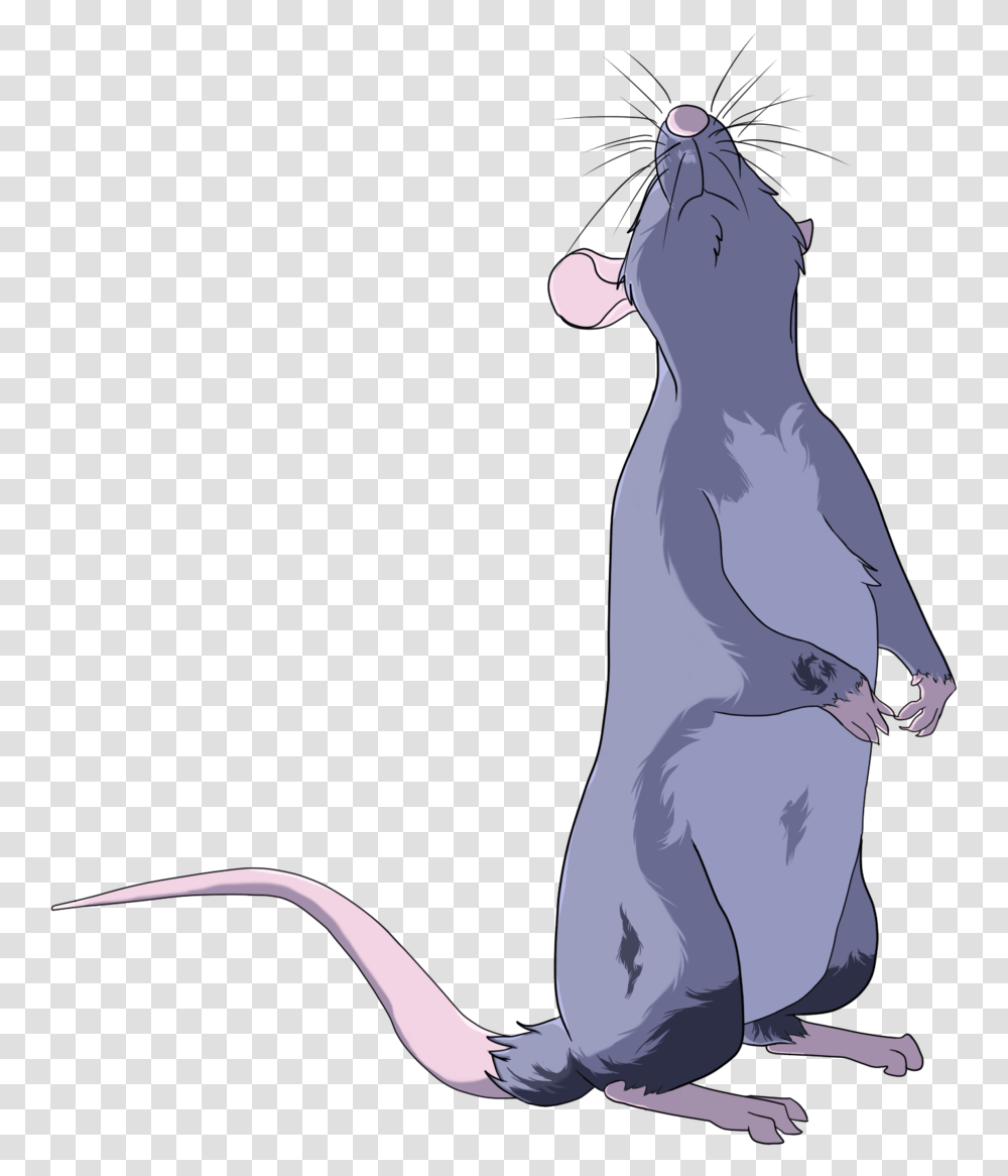 Clip Art Rat Standing Up Rat Drawing, Mammal, Animal, Kneeling, Bird Transparent Png