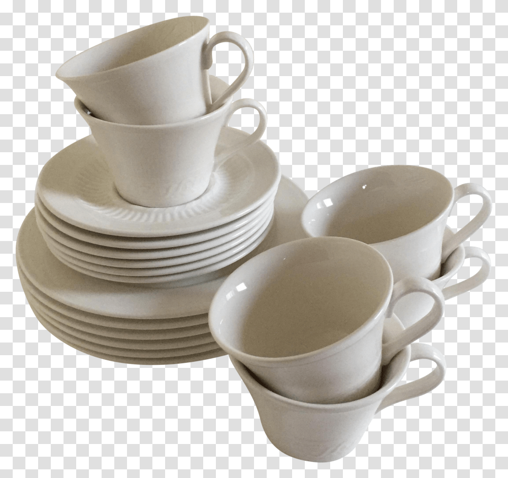 Clip Art Red And Black Dishes Set Cup, Saucer, Pottery, Coffee Cup, Wedding Cake Transparent Png