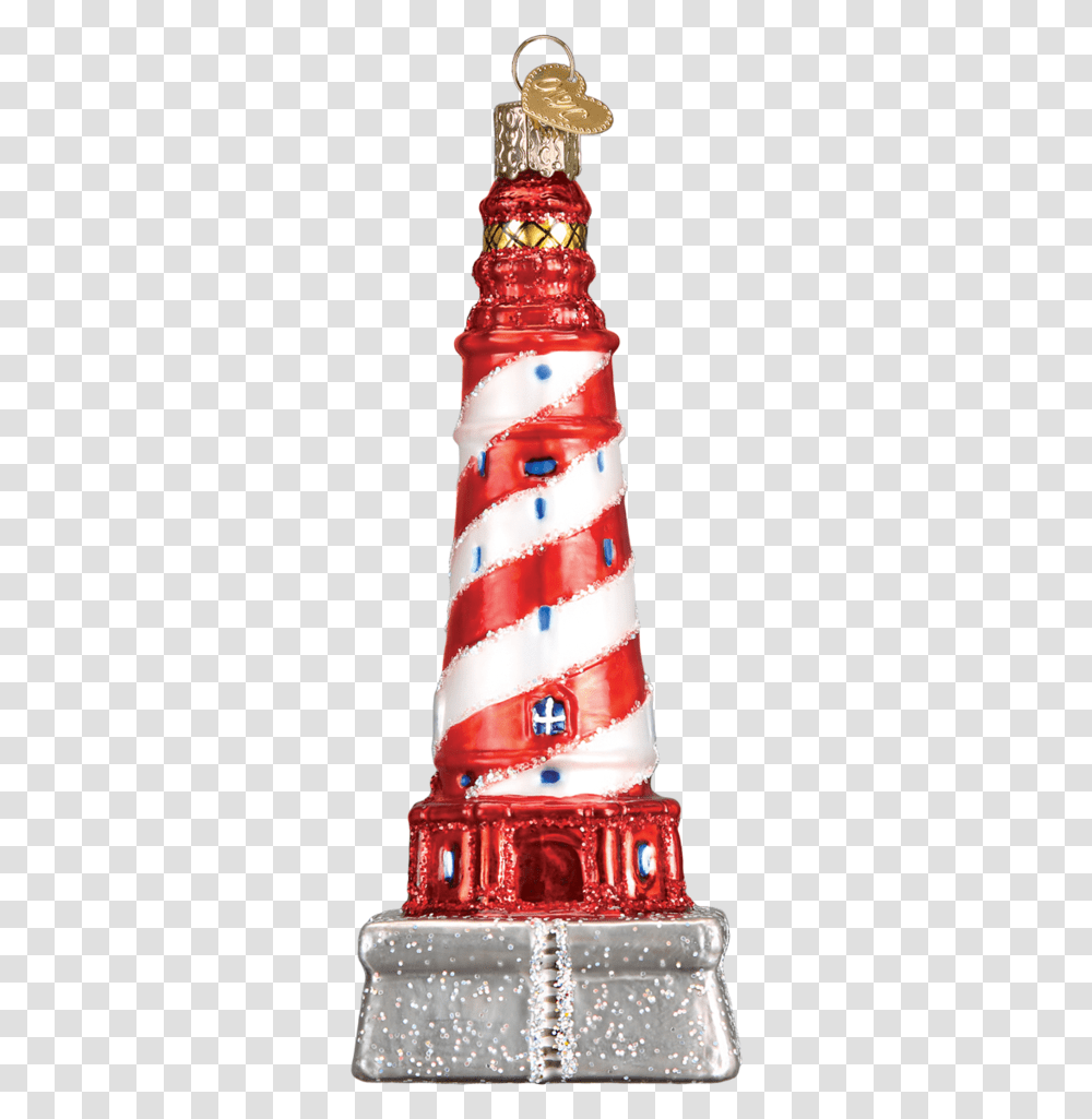 Clip Art Red And White Striped Lighthouse White Shoal Lighthouse, Wedding Cake, Dessert, Food, Architecture Transparent Png