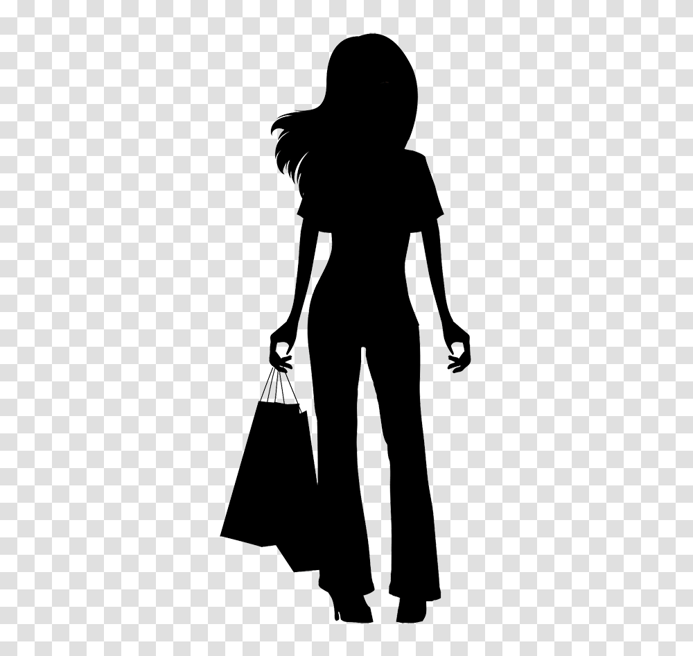 Clip Art Related Keywords Suggestions For Girl With Shopping Bags, Person, Silhouette, Hand, Photography Transparent Png
