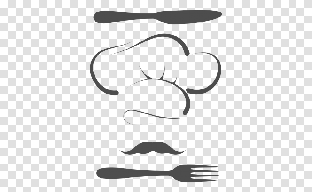 Clip Art Restaurant Free Elements Objects Restaurant Logo Ideas, Stencil, Mustache Transparent Png