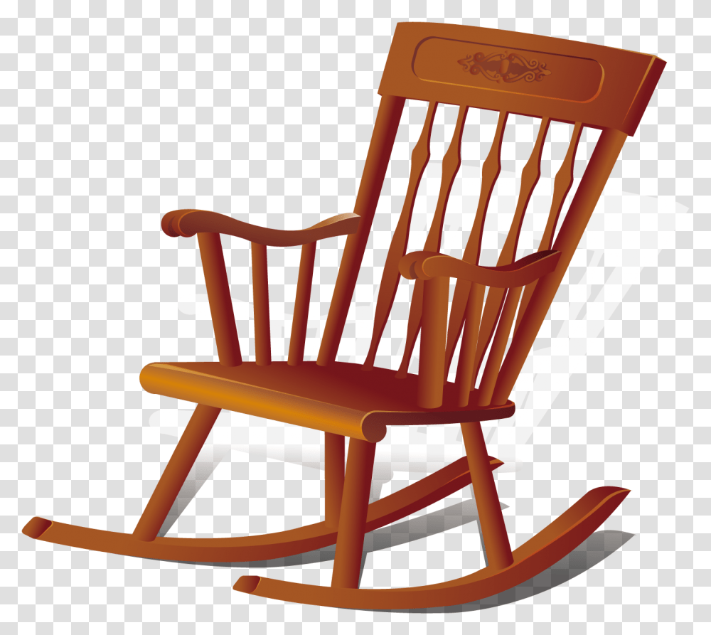 Clip Art Rocking Chair, Furniture Transparent Png