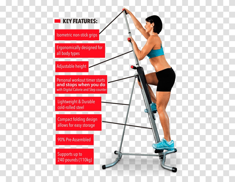 Clip Art Rope Climbing Workout Maxi Climber, Person, Tripod, Working Out, Sport Transparent Png