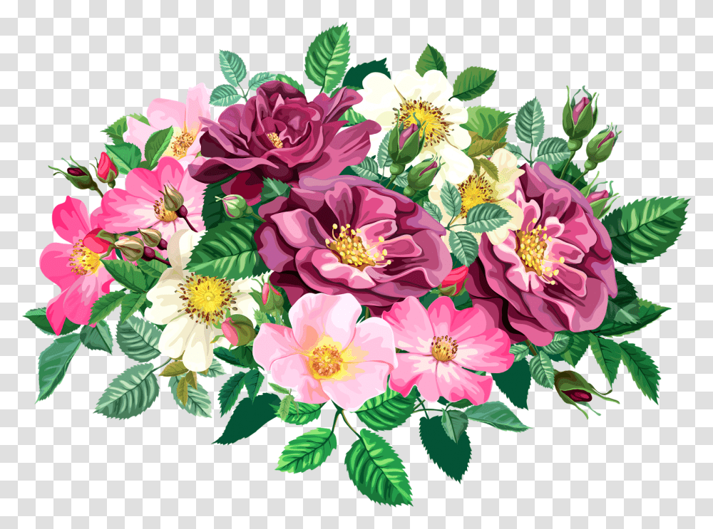 Clip Art Rose Cl Part Background Flower Bouquet, Plant, Blossom, Flower Arrangement Transparent Png