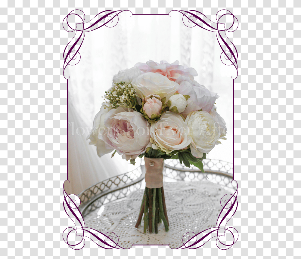 Clip Art Roses And Peonies White And Coral Bridesmaid Bouquets, Plant, Floral Design, Pattern Transparent Png