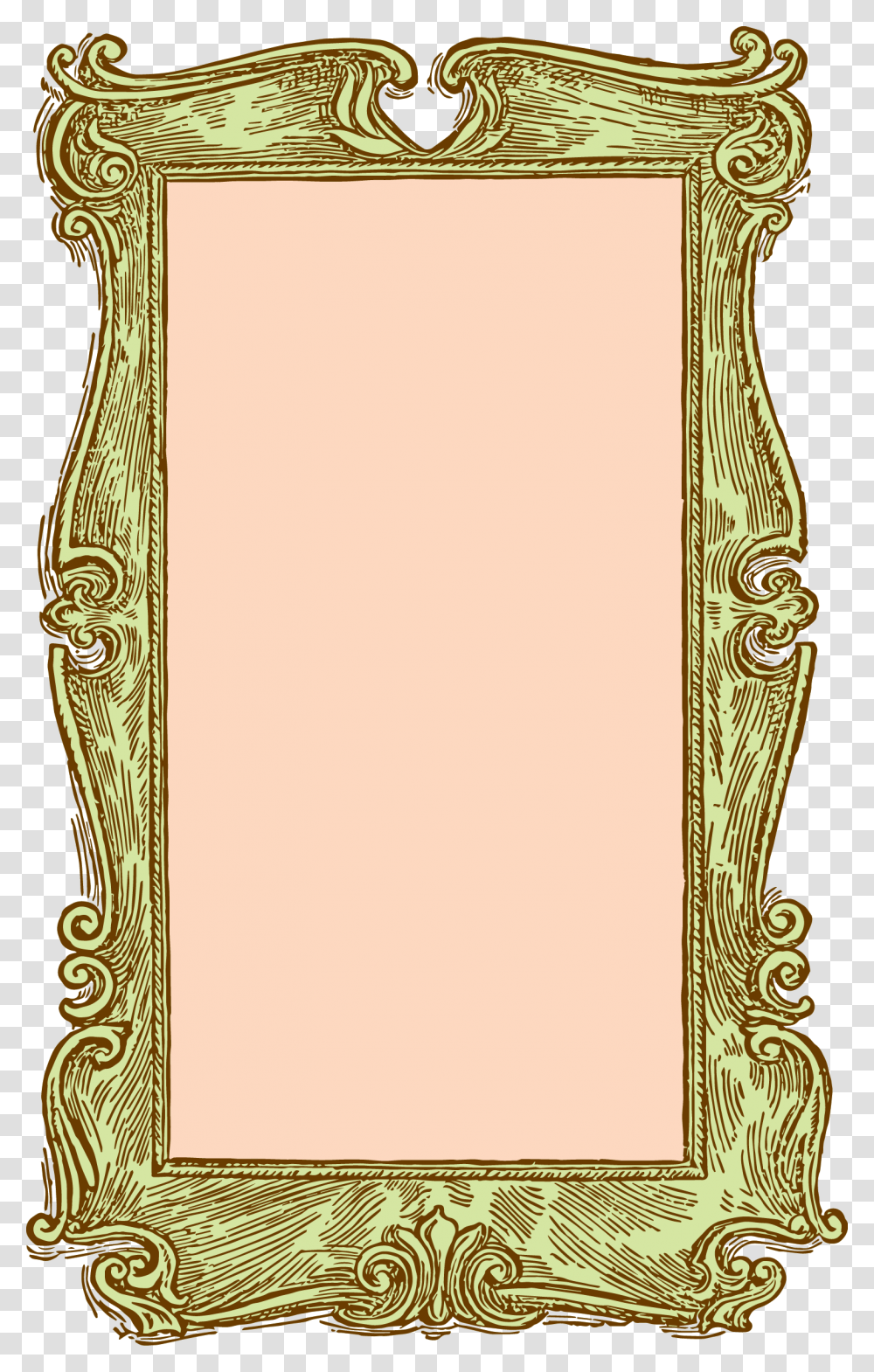 Clip Art Royalty Free Library Stock Image Vintage Wooden Victorian Frame, Rug, Oval, Pattern, Scroll Transparent Png