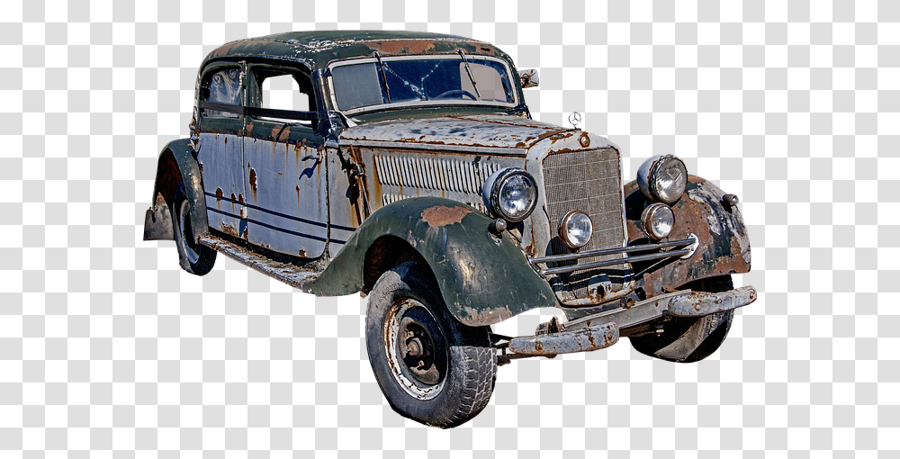 Clip Art Rusty Old Truck Benz Old, Car, Vehicle, Transportation, Hot Rod Transparent Png