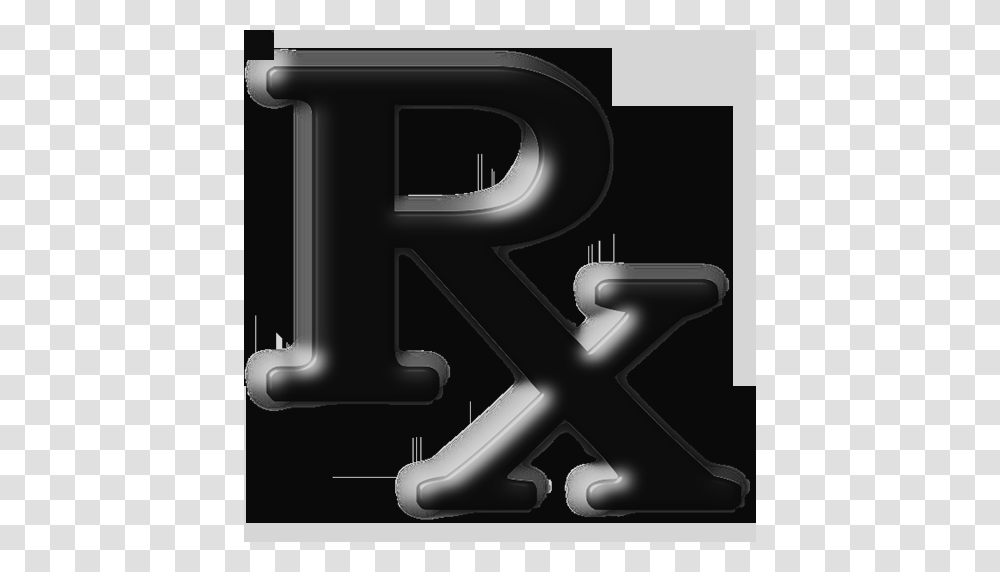 Clip Art Rx Pharmacy Symbol Black Roman Clipart Image, Alphabet, Number, Ampersand Transparent Png