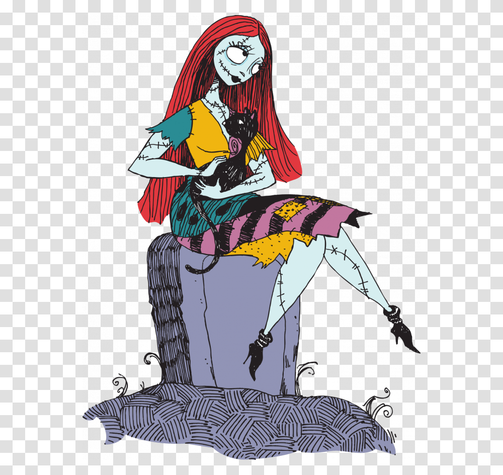 Clip Art Sally Nightmare Before Christmas, Person, Human, Comics, Book Transparent Png