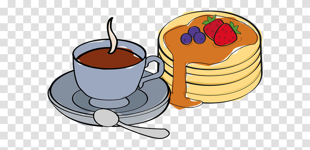 Clip Art, Saucer, Pottery, Coffee Cup, Bread Transparent Png