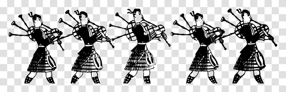 Clip Art Scottish Piper, Gray, World Of Warcraft Transparent Png