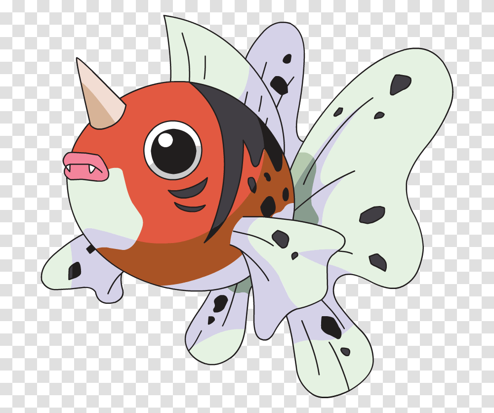 Clip Art Seaking Evolution Pokemon, Goldfish, Animal, Sweets, Food Transparent Png