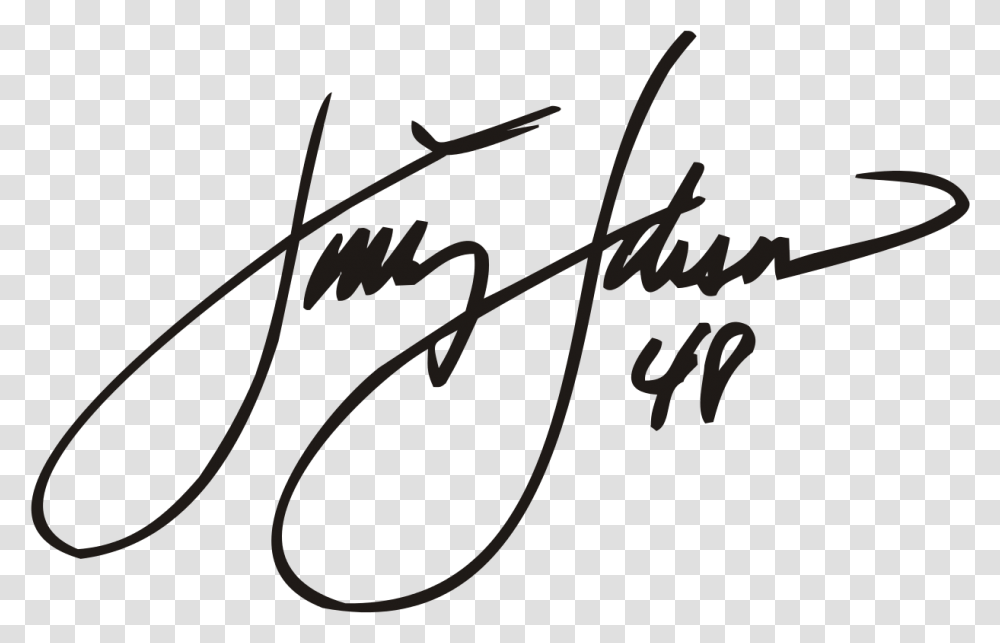 Clip Art Signature Maker Clipart Jimmy Johnson Nascar Signature, Handwriting, Autograph, Calligraphy Transparent Png