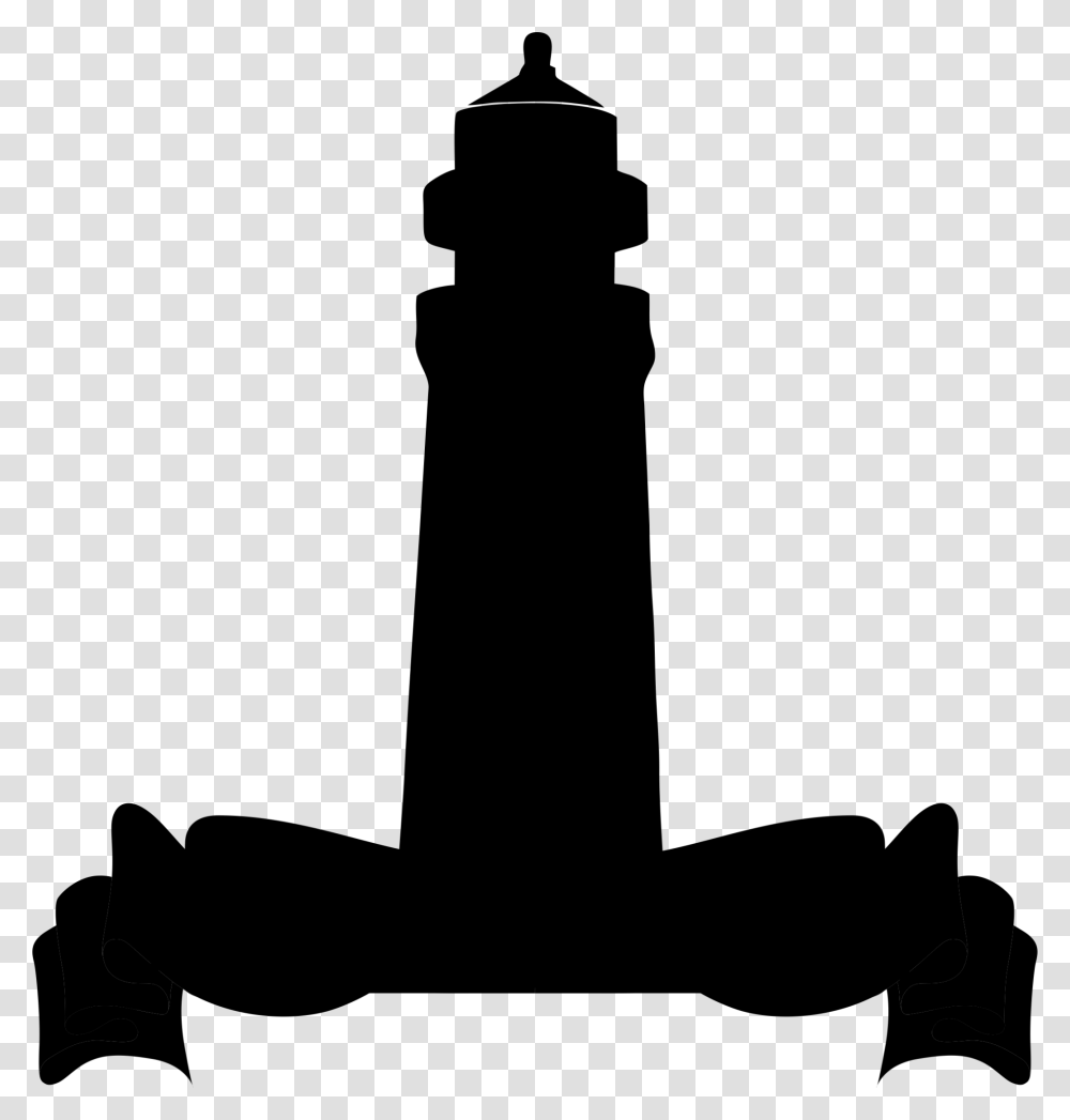 Clip Art Silhouette Lighthouse, Gray, World Of Warcraft Transparent Png