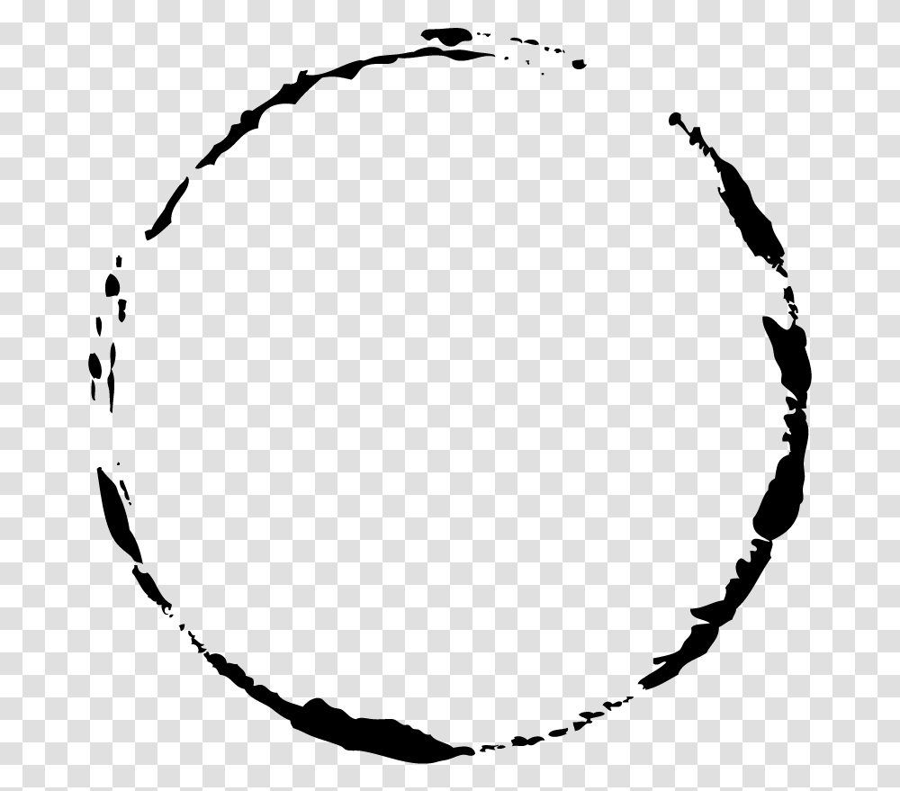 Clip Art Simple Black Transprent Ink Circle Vector, Gray, World Of Warcraft Transparent Png