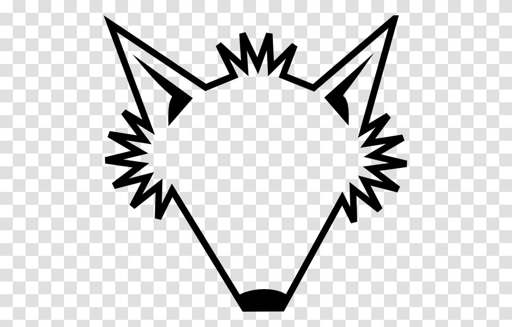 Clip Art Simple Fox Head Outline, Star Symbol, Triangle, Plectrum Transparent Png