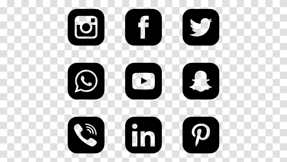 Clip Art Social Media Icons, Gray, World Of Warcraft Transparent Png