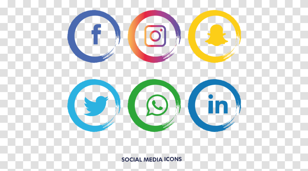 Clip Art Social Media Set Whatsapp Social Media Logos, Number, Spiral Transparent Png
