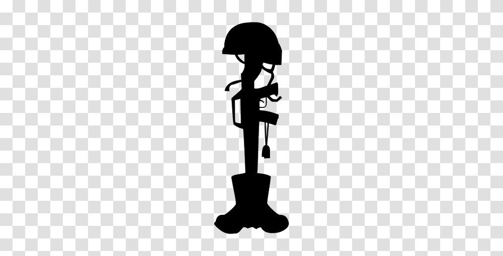 Clip Art Soldier Cross Battlefield Clipart Pencil And In Color, Silhouette, Stencil, Shovel, Tool Transparent Png