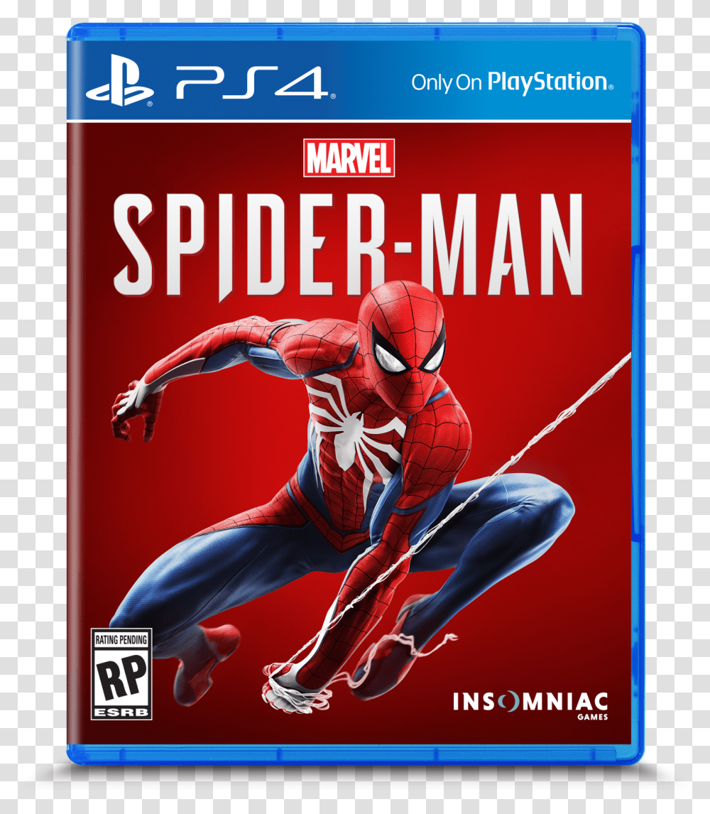Clip Art Spider Man Ps Release Spiderman Ps4 Game Cover, Advertisement, Poster, Flyer, Paper Transparent Png