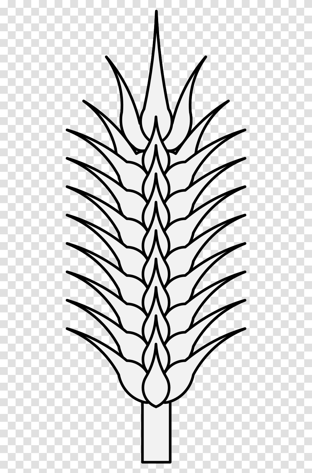 Clip Art, Stencil, Pineapple, Fruit, Plant Transparent Png