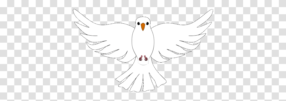 Clip Art Sticker For Ios Android Eagle, Animal, Bird, Pigeon, Dove Transparent Png