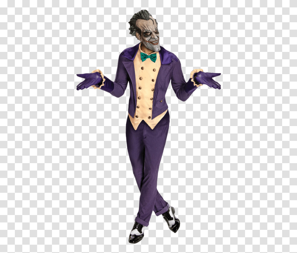 Clip Art Stock Adult Arkham Halloweenie Arkham City Joker Costume, Performer, Person, Magician, Leisure Activities Transparent Png