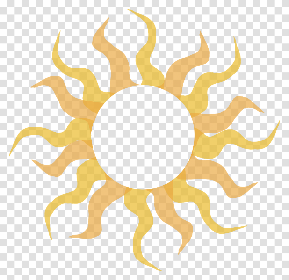 Clip Art Stock Clipart Of The Sun Sun Logo, Outdoors, Nature, Fire, Painting Transparent Png