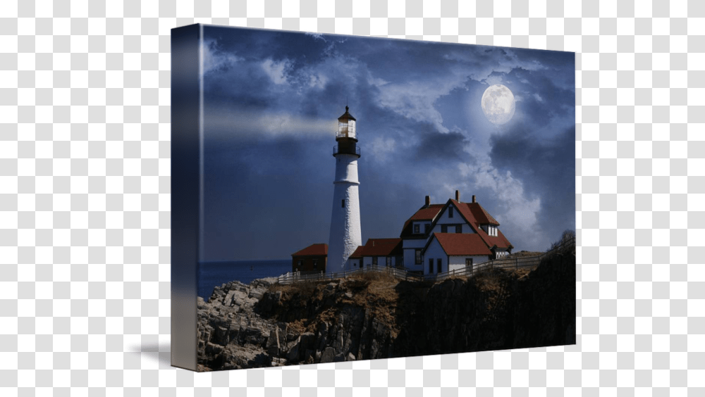 Clip Art Stormy Portland Head In Lighthouse, Tower, Architecture, Building, Beacon Transparent Png