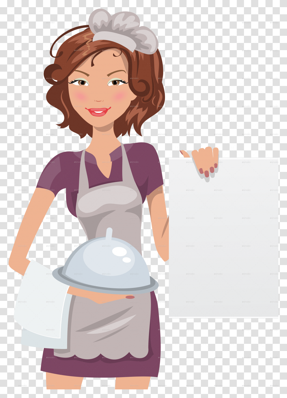 Clip Art Svg Royalty Download Chef Woman Vektor, Person, Dating, Female Transparent Png
