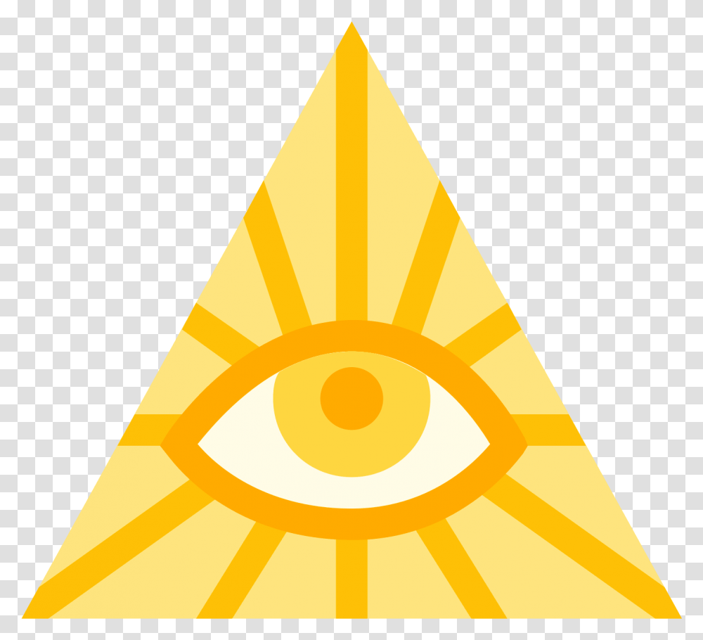 Clip Art Symbole Icono Descarga Gratuita Illuminati Illuminati Icon, Lighting, Triangle, Gold, Logo Transparent Png