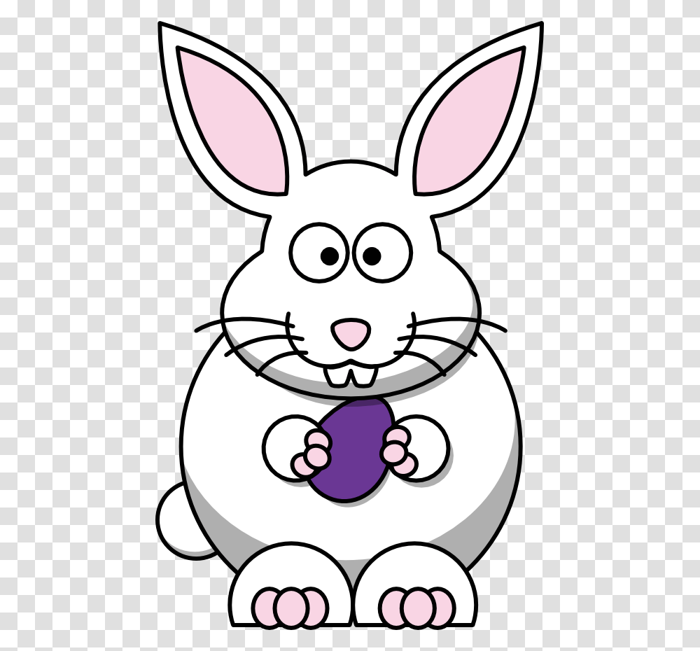 Clip Art Tale Rabbit Black White Line Easter, Rodent, Mammal, Animal, Bunny Transparent Png