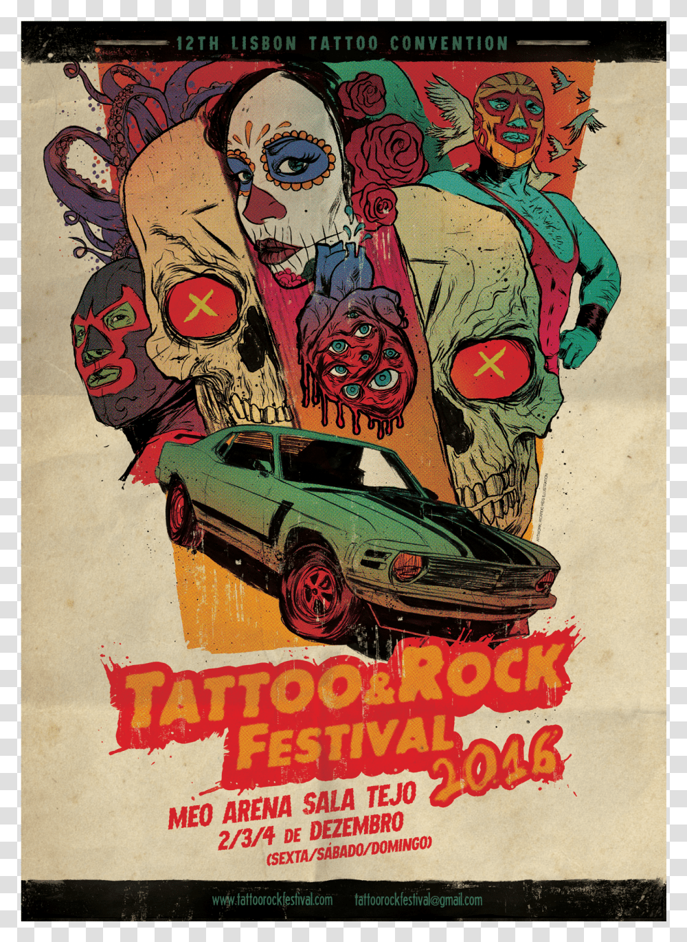 Clip Art Tattoo Rock Festival Artwork Tattoo And Rock Festival Transparent Png