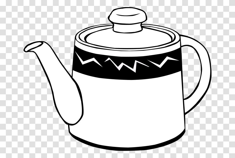 Clip Art Tea, Pottery, Teapot, Jar, Stencil Transparent Png