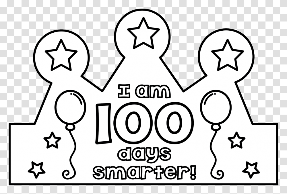 Clip Art Th Of School 100th Day Of School Hat, Recycling Symbol, Star Symbol, Number Transparent Png
