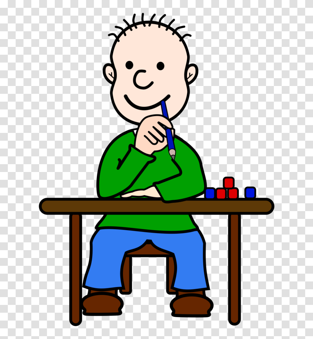 Clip Art Thinking, Sitting, Female, Eating, Food Transparent Png