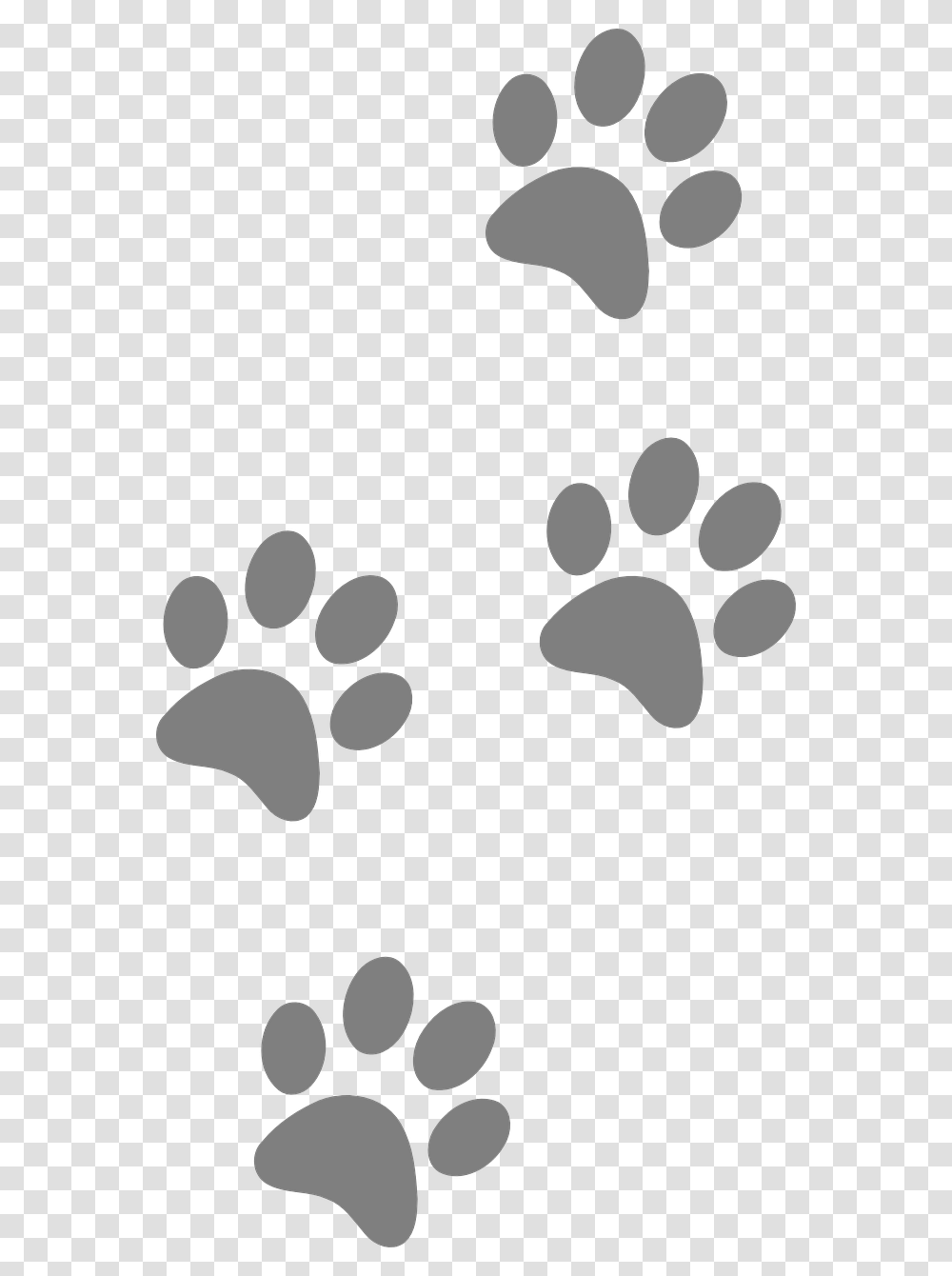 Clip Art Tiger Paws, Footprint Transparent Png