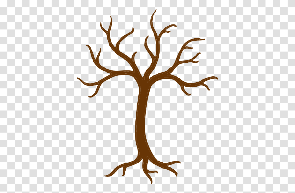 Clip Art Tree Branches Black And White, Plant, Root, Antelope, Wildlife Transparent Png