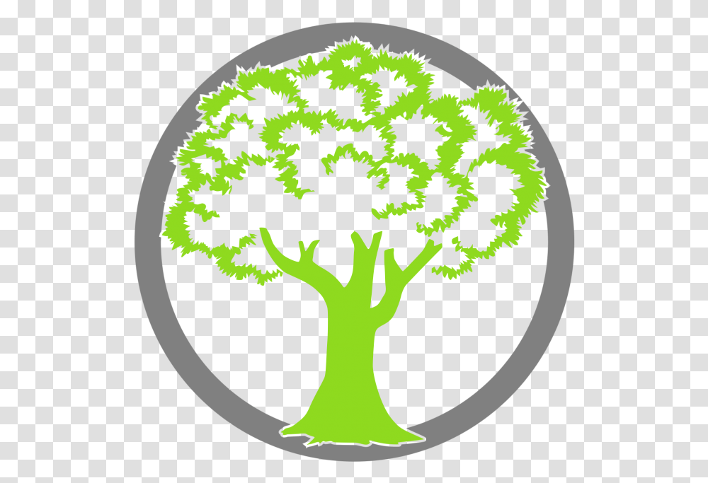 Clip Art Tree Nature Circle Free Green Tree Logo, Plant, Vegetable, Food, Broccoli Transparent Png