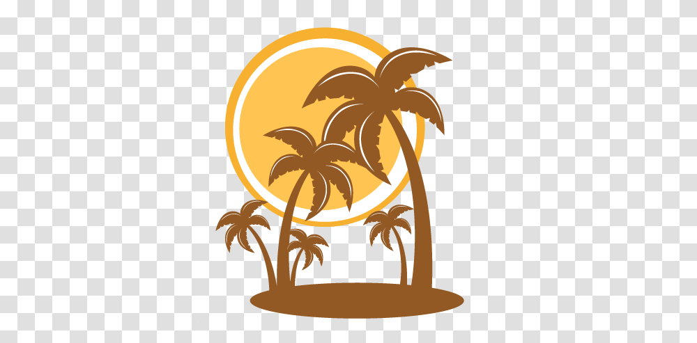 Clip Art Tree Silhouette Palm Palm Tree Free, Lamp, Gold Transparent Png