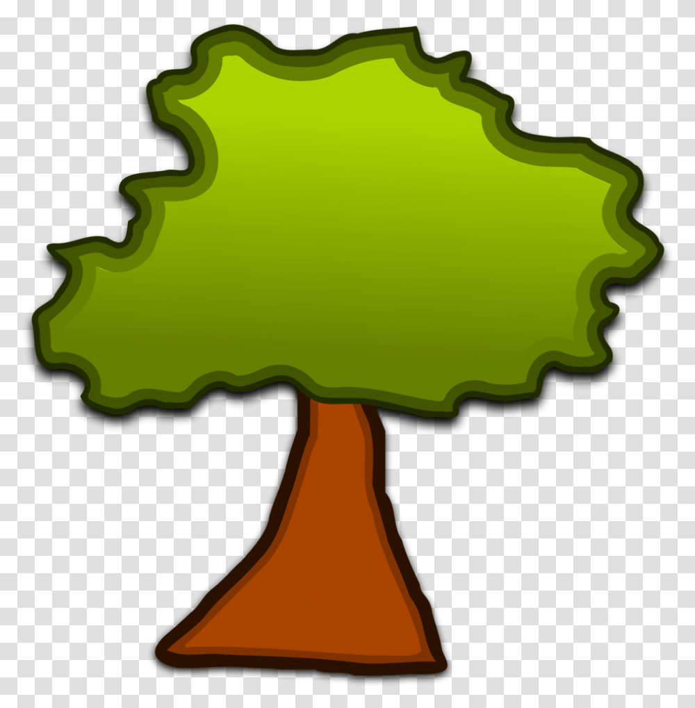Clip Art Trees Free Cartoonish Tree, Green, Leaf, Plant, Moss Transparent Png