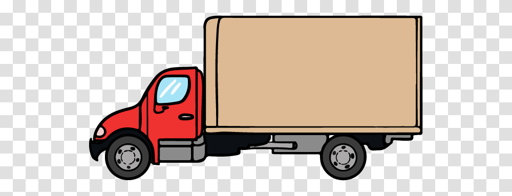 Clip Art Trucks, Moving Van, Vehicle, Transportation, Cardboard Transparent Png