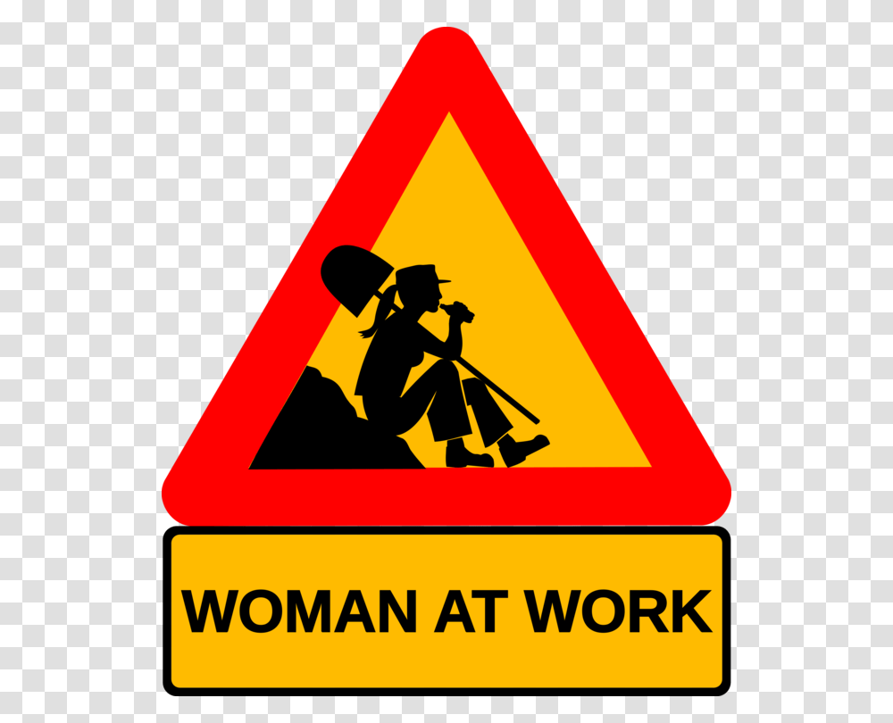 Clip Art Under Construction Sign, Person, Human, Road Sign Transparent Png