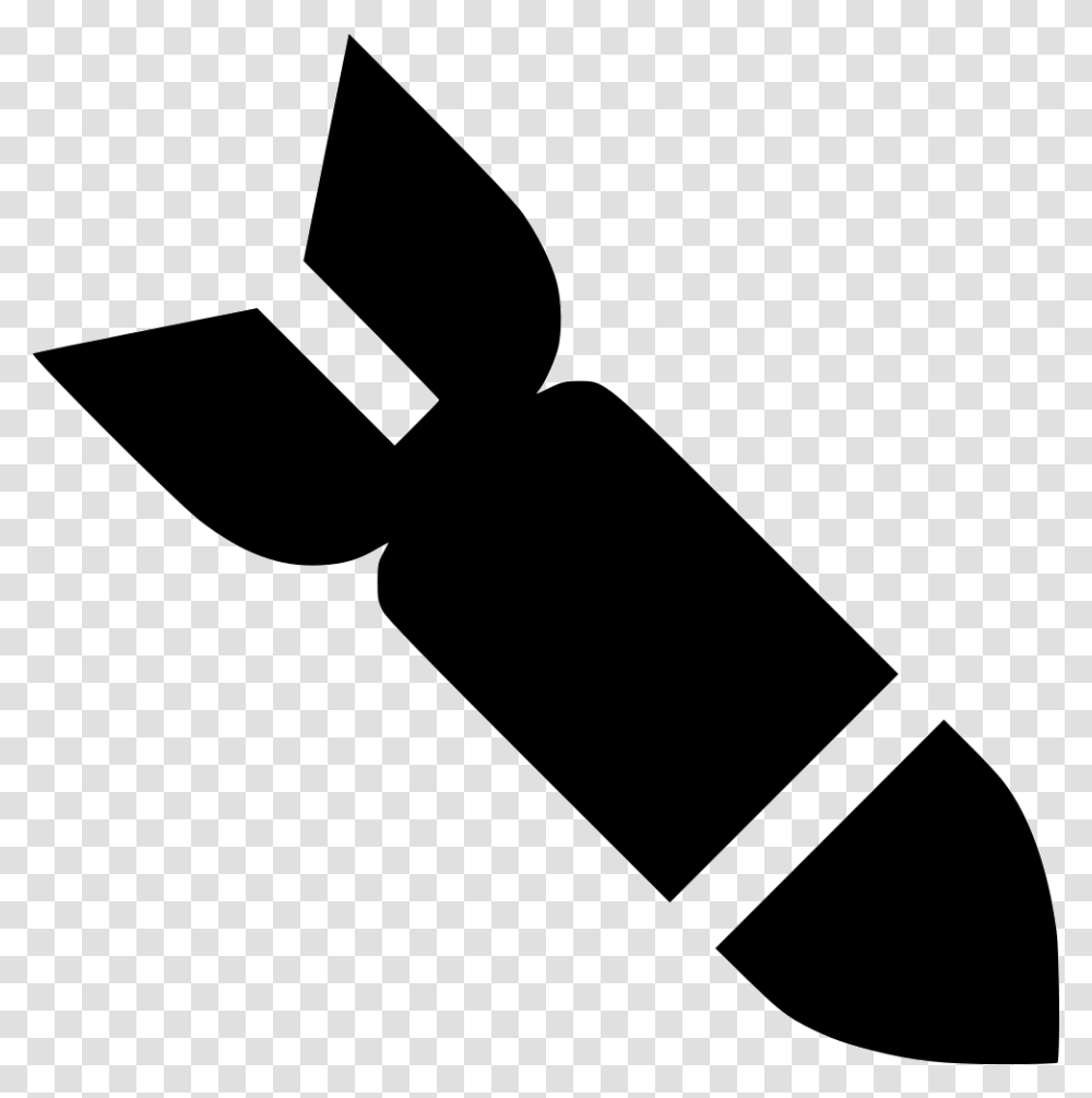 Clip Art Vector Free Download On Missile Clipart Black And White, Weapon, Weaponry, Shovel, Tool Transparent Png