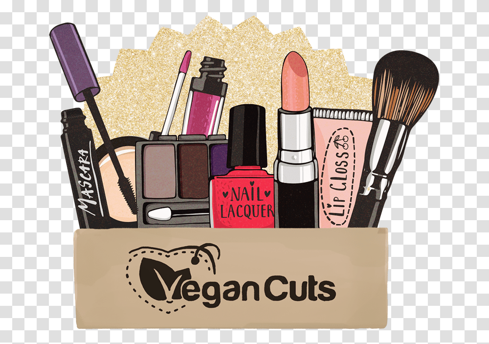 Clip Art Vegan Cuts First Spoiler Vegan Cuts, Lipstick, Cosmetics Transparent Png