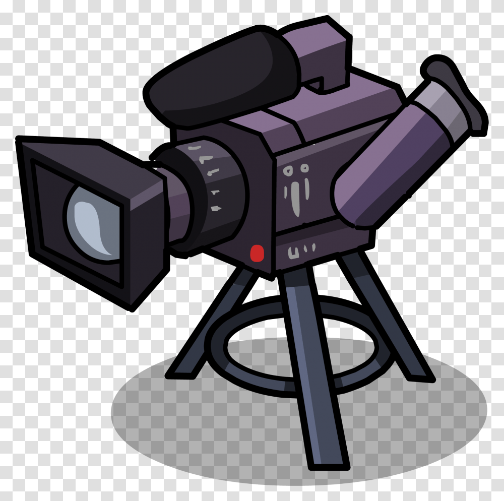 Clip Art Video Cameras Image Animation Cartoon Video Camera, Electronics, Tripod, Gun, Weapon Transparent Png