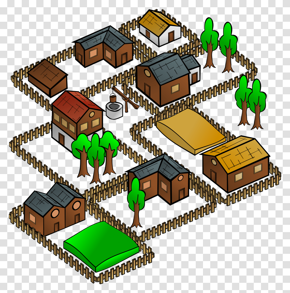 Clip Art Village, Architecture, Building, Electronics, Castle Transparent Png