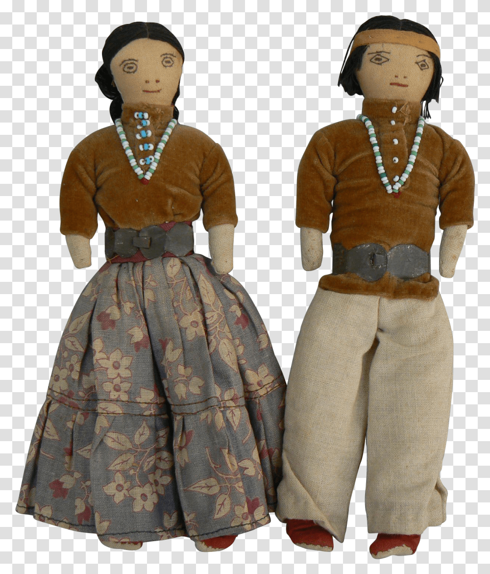 Clip Art Vintage Native American Dolls Vintage Clothing, Toy, Person Transparent Png