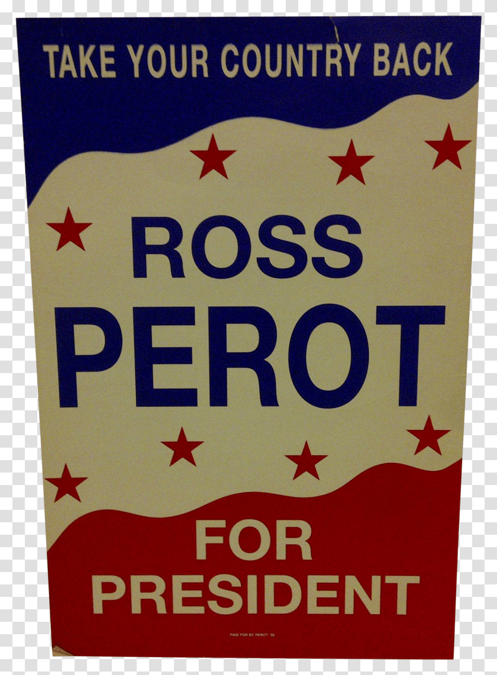 Clip Art Vintage Ross Perot For Dunnes Stores, Poster, Advertisement Transparent Png