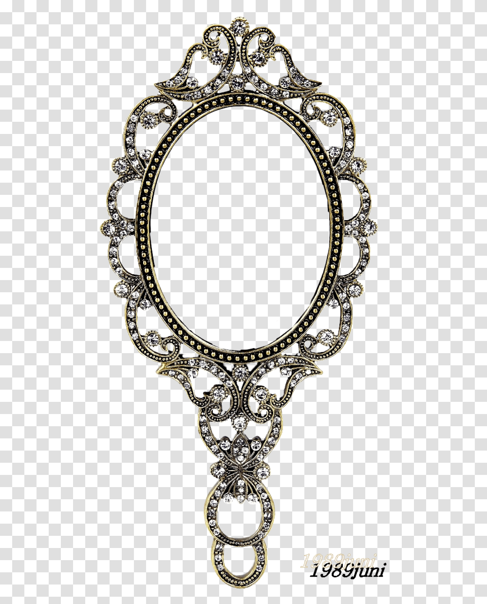 Clip Art Vintage Svg Royalty Old Fashion Handheld Mirror, Oval, Necklace, Jewelry, Accessories Transparent Png